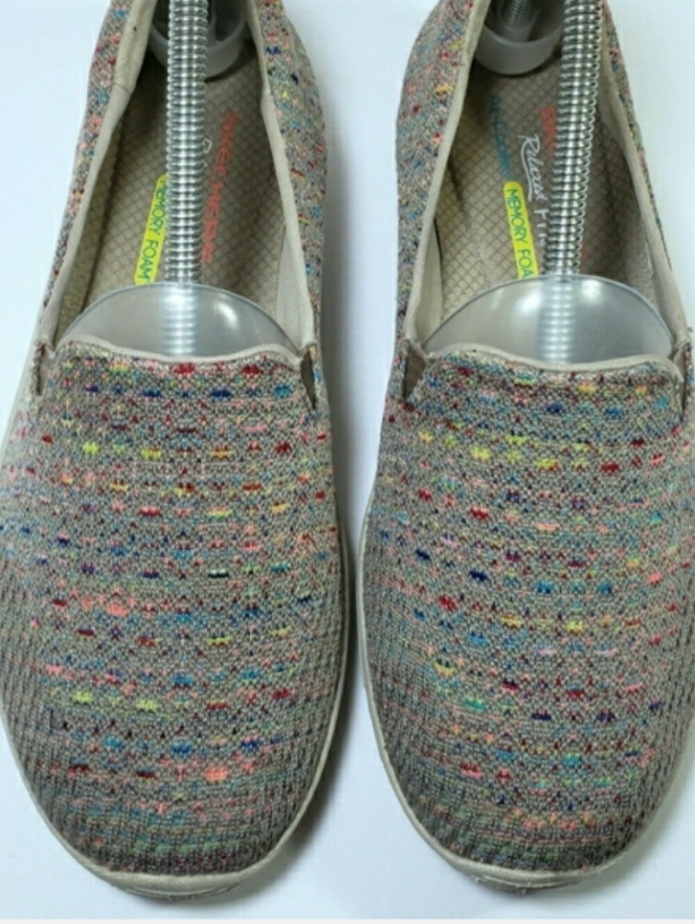 Skechers Relaxed Fit Reggae Slipon Flats Casual Walking Shoes - Picture 3 of 8